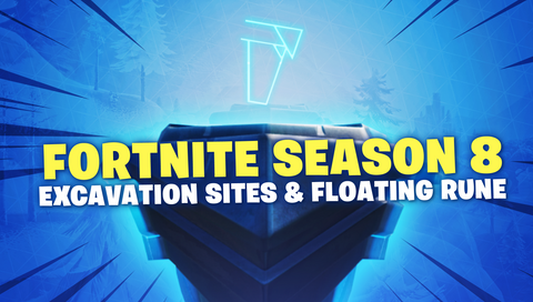 fortnite season 8 excavation sites and floating runes timeline april 25 11am pt update - new things in fortnite season eight
