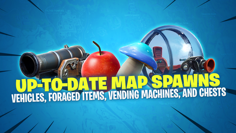 fortnite up to date chest vehicle foraged items vending machine and volcanic vents spawns fortnitemaster com - vending machine fortnite spawns