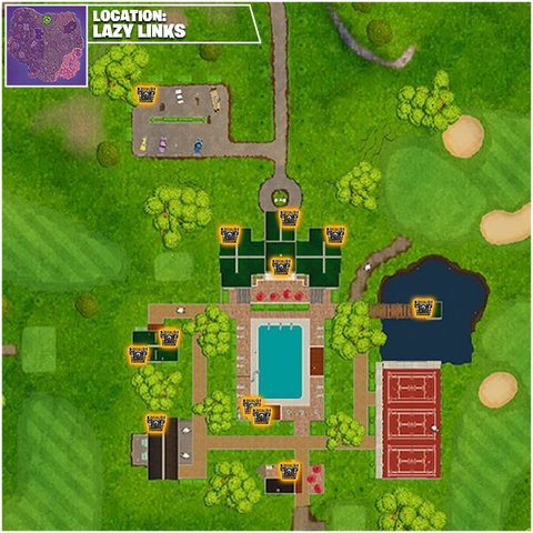 as usual keep track of how many people are landing there by looking around as you drop and pay attention to the footsteps around you as well so you ll know - fortnite lazy links chests