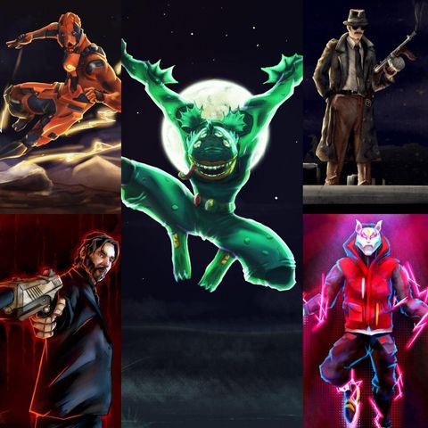 Fortnitemaster Community Content Spotlight August 17th 2018 - featuring some less popular skins like moist!   y merman vertex and noir check out the artist s website here to downloa!   d any one of these wallpapers