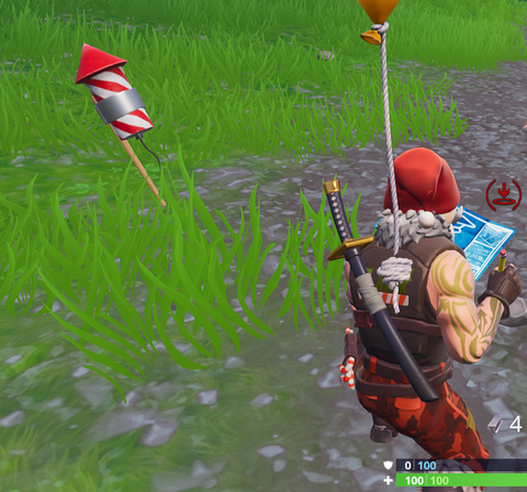 you just need to find 3 different fireworks and interact with them below you ll find an image of what the fireworks look like in game and a map with the - fortnite season 4 buchstaben