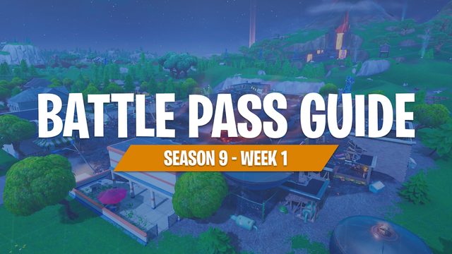 season 9 week 1 fortnite battle pass guide - fortnite ps4 splitscreen maglich